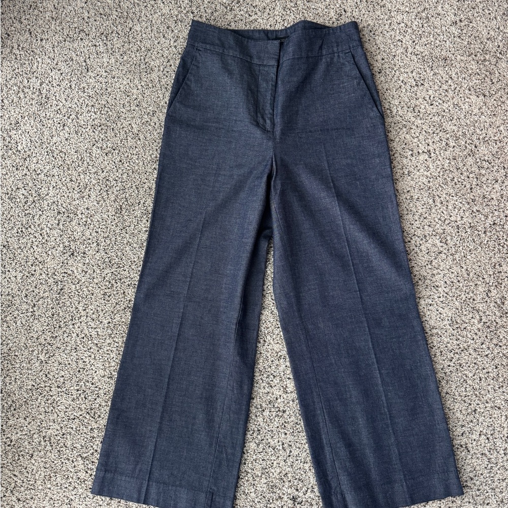 Ann Taylor wide leg crop pant